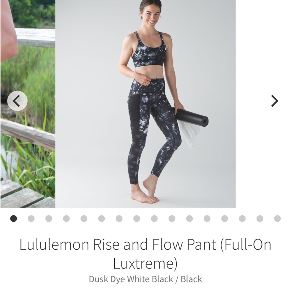 Lululemon Rise and Flow Pant (Full-On Luxtreme)